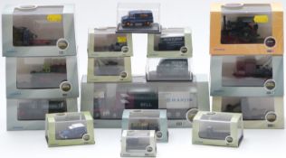 Fifteen Oxford Commercials, Haulage and Showtime diecast model vehicles including Pickfords, steam