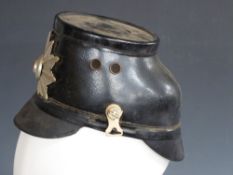 German police shako with starburst City of Bremen badge by Berolina