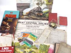 Quantity of railwayana including Victorian Lancashire and Yorkshire railway ledgers and train