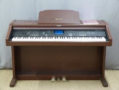 Technics SX-PR602 electric organ with LCD display, with stool W138cm