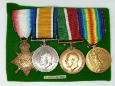 British Army WWI medals comprising the 1914/1915 Star, War Medal and Victory Medal named to 2586 Pte