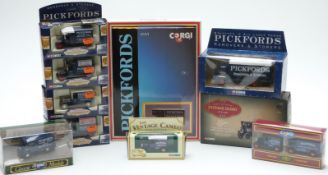 Ten Corgi Pickfords diecast model vehicles and vehicle sets including Vintage Glory Of Steam, The
