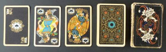 Russia. GKM.  Palekh playing cards Commemoration of 150th Anniversary of Playing Card making in