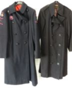 British Red Cross coat with Wiltshire 42, Quartermaster insignia together with another British Red