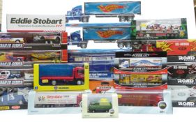 Nineteen Oxford Haulage, XS Toys, Atlas Editions and similar diecast model lorries including Scania,