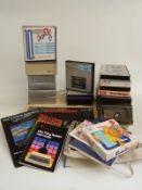 Acorn BBC microcomputer with disc drive and various games / programmes, some in original boxes