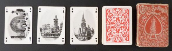 B.P. Grimaud, Paris, France playing cards. 1900 Paris Exposition / World Fair. souvenier playing