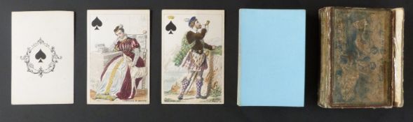 O. Gibert, Paris, France Cartes Parisiennes playing cards. Non-standard historical costume cards.