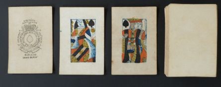 Gibson Hunt & Son, England playing cards. Small Garter ace. GIII, No. 5. Standard full length