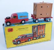 Corgi Toys diecast model Gift Set 19 Chipperfields Land-Rover With Elephant And Cage On Trailer with