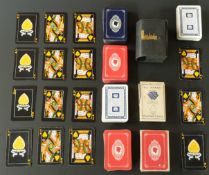 The Arpak Playing Co, Liverpool, England. Five packs of No-Revoke playing cards. Suit signs are