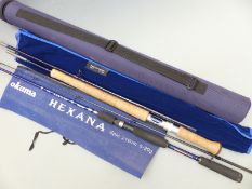 'Plus 3' six piece travelling fly fishing rod, 13' 3