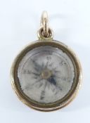 Victorian compass charm