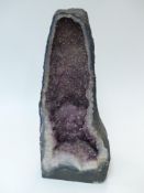 Large Amethyst cathedral  geode height 64.5cm