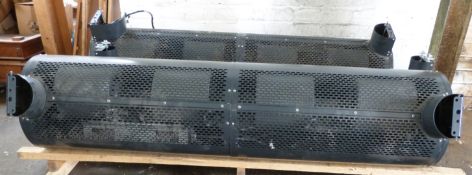 Industrial/haberdashery/shopfitting over door or air curtain electric heating unit, L206 x