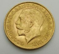 1915 gold full sovereign