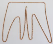 Victorian 9ct gold guard chain, 25.3g, 60cm drop