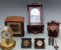 German Black Forest c1960 two train cuckoo clock, together with five other clocks to include 1930