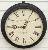 Chatsworth large wall clock with 40cm dial