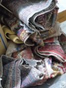 Large quantity of vintage rugs