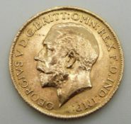 1915 gold full sovereign