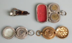 Three sovereign cases and a cigar cutter
