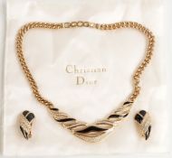 Christian Dior necklace and matching earrings