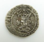 Henry VII (1485-1509) hammered silver halfpenny, London arched crown issu, VF+ some clipping
