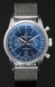 Breitling Transocean automatic gentleman's chronograph wristwatch ref. A41310 with date aperture,