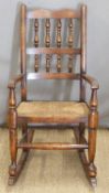 Titchmarsh and Goodwin country style rocking chair, W40 x H80cm