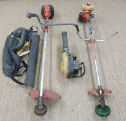 Two petrol strimmers, one by Efco