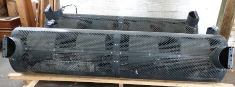 Industrial/haberdashery/shopfitting over door or air curtain electric heating unit, L 40, Diam 206cm