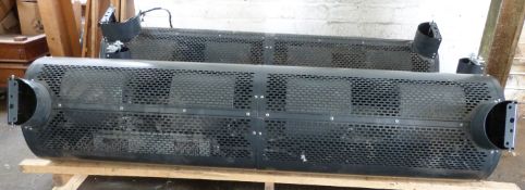 Industrial/haberdashery/shopfitting over door or air curtain electric heating unit, L206 x