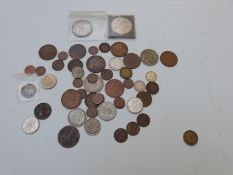 Collection of coins including some silver content