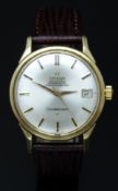 Omega Constellation 18ct gold automatic gentleman's wristwatch ref, 168.005/6 SC-62 with date
