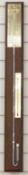 A modern stick barometer / thermometer by Selon Torricelli, 92cm tall