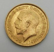 1912 gold half sovereign