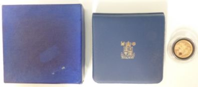 1979 gold full sovereign, cased