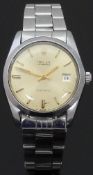 Rolex Oysterdate Precision gentleman's wristwatch ref. 6694 with date aperture, gold hands and baton