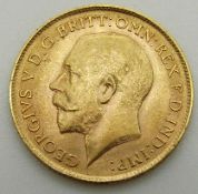 1914 gold half sovereign