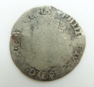 Phillip and Mary (1554-58) hammered silver groat, F
