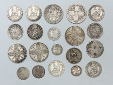 Approximately 122g of pre-1947 silver coinage