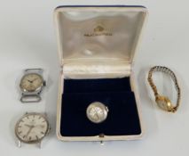 Four wrist and pendant watches comprising Tissot Visodate Seastar Seven gentleman's wristwatch,