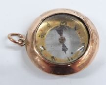 Victorian 9ct gold compass charm