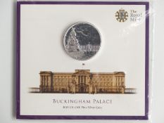 Royal Mint 2015 UK £100 fine silver brilliant uncirculated Buckingham Palace commemorative coin,