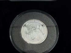 Queens Beasts 2oz silver coin, cased with certificate