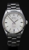 Rolex Oyster Perpetual Air King Precision gentleman's wristwatch ref. 5500 with luminous steel hands