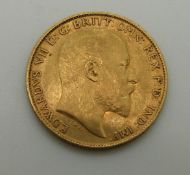 1903 gold half sovereign
