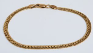 An 18ct gold bracelet, 4.7g