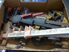 Tools including sash clamps, router, jig etc